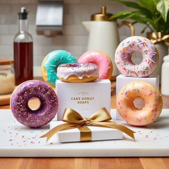 Gentle Glow Donut Soap Bars - Picture 4 of 5
